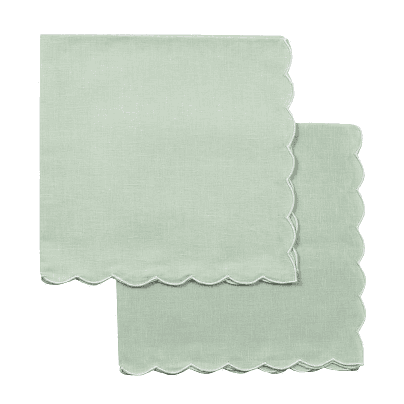 Scallop Set of 4 Napkins