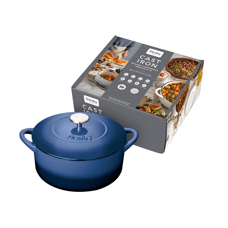 Cast Iron Round Casserole Dish