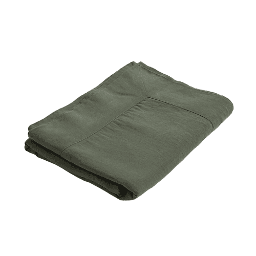 Image showing the Linen Tablecloth, Olive product.