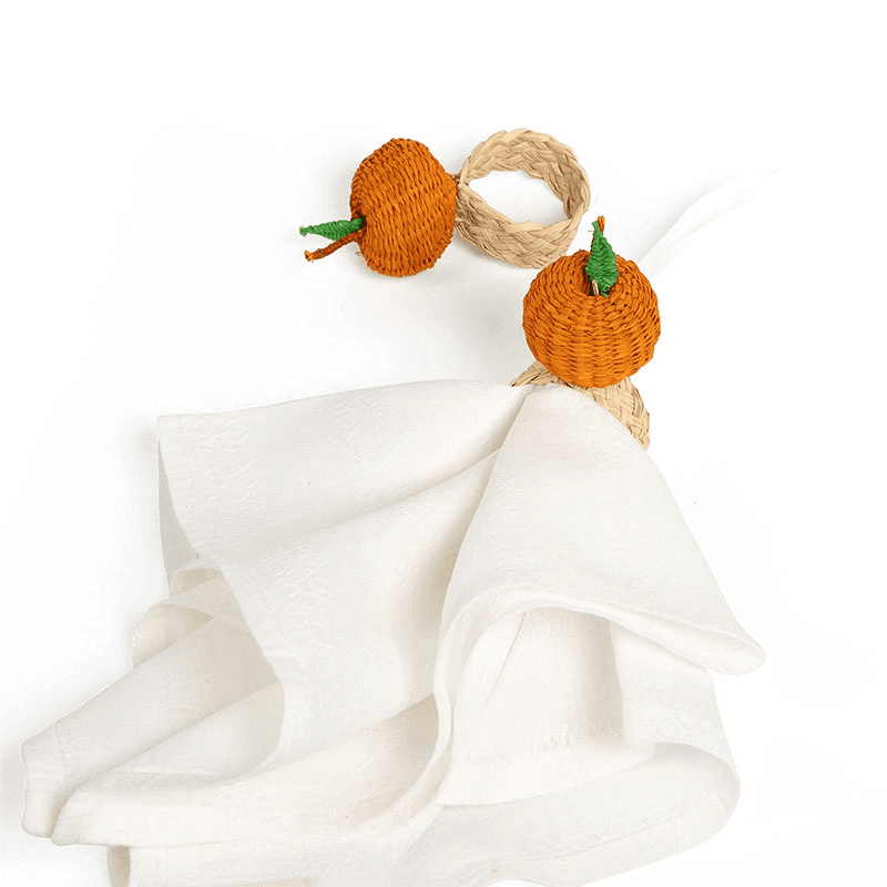 Oranges Set of Napkin Rings