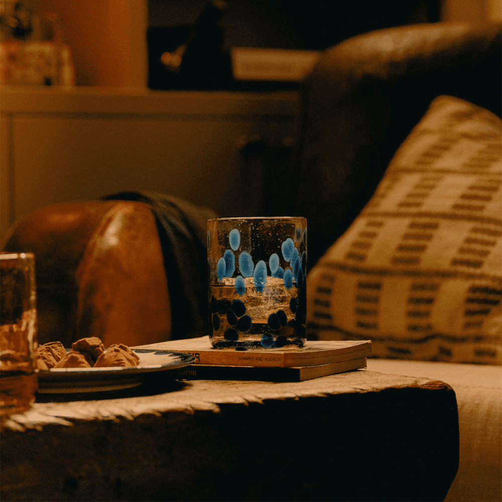 Azul Set of 4 Tumblers, Blue