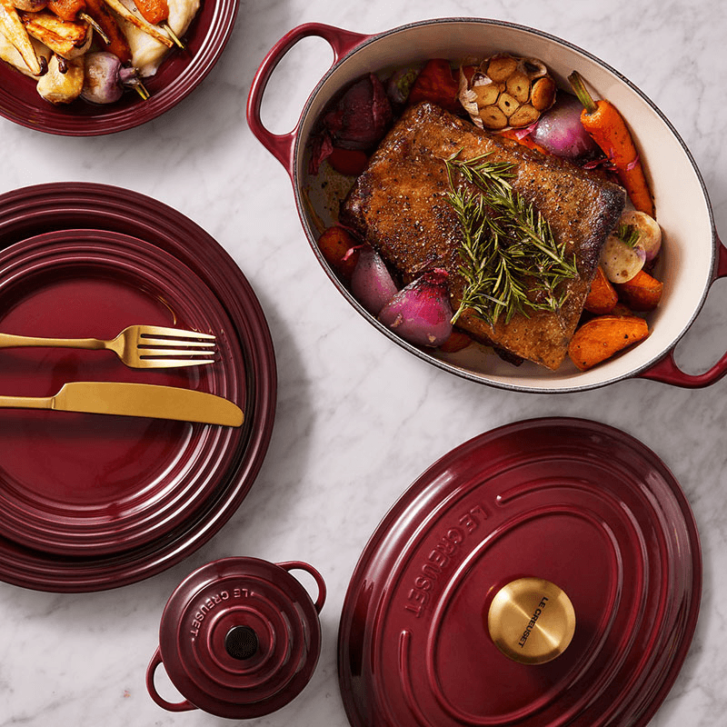 Signature Cast Iron Oval Casserole