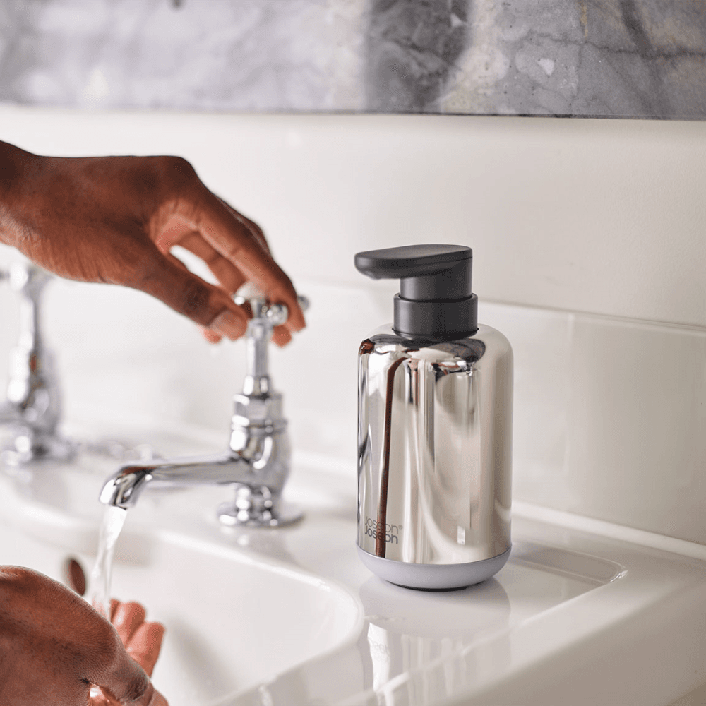 EasyStore Luxe Soap Pump, Stainless Steel