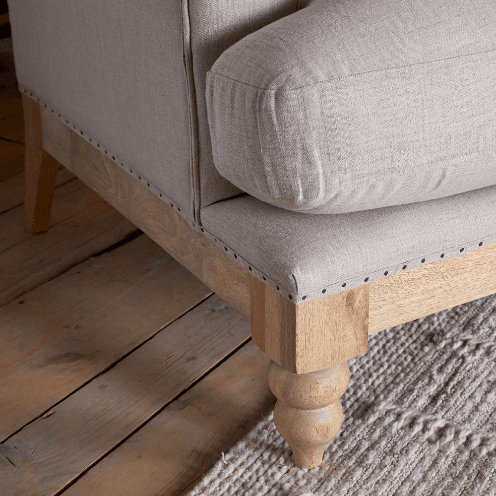 Kashi Kashi Linen Armchai, Natural