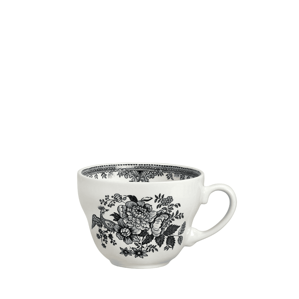 Asiatic Pheasants Breakfast Cup, Black & White