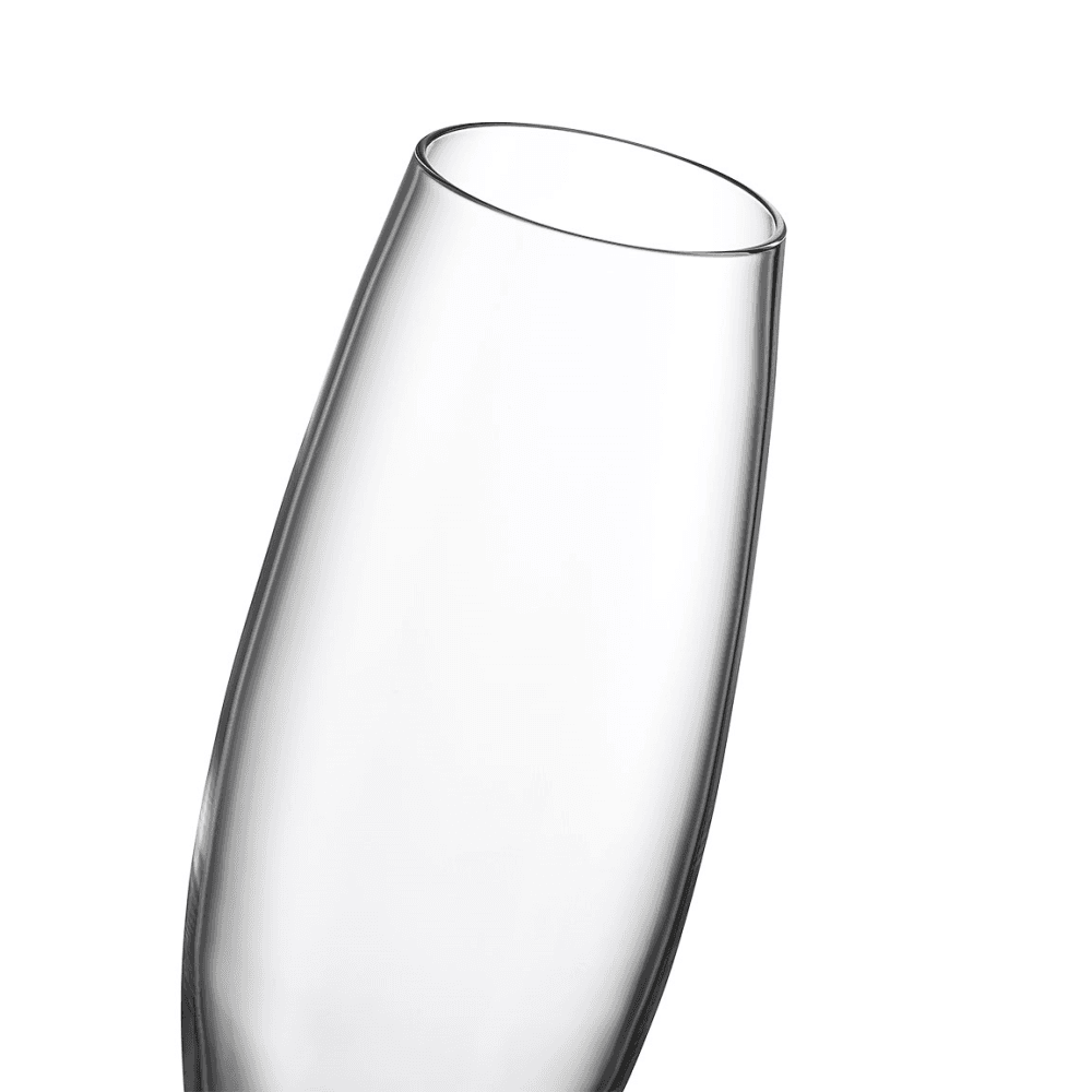 Elegance Classic Set of 6 Champagne Flutes, Clear