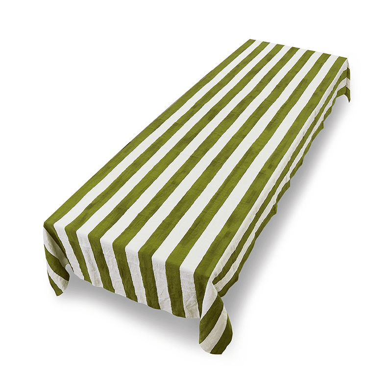 Stripe Linen Tablecloth