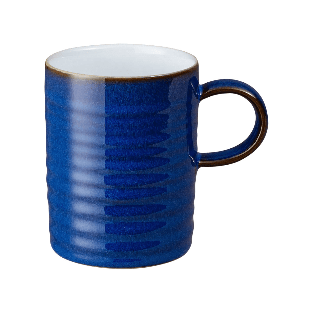 Imperial Blue Ridged Mug