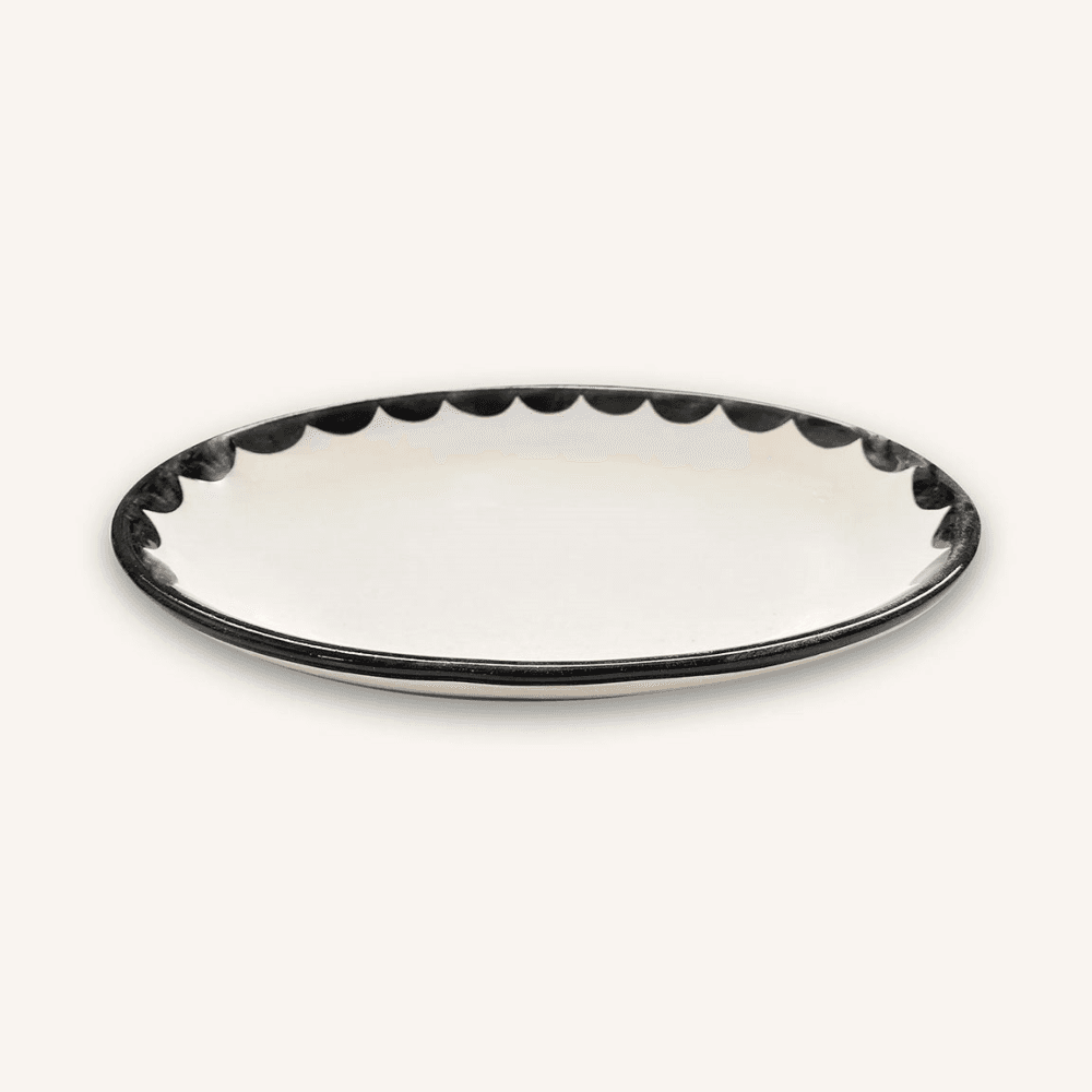Cascos Set of 2 Trays, Jet Black