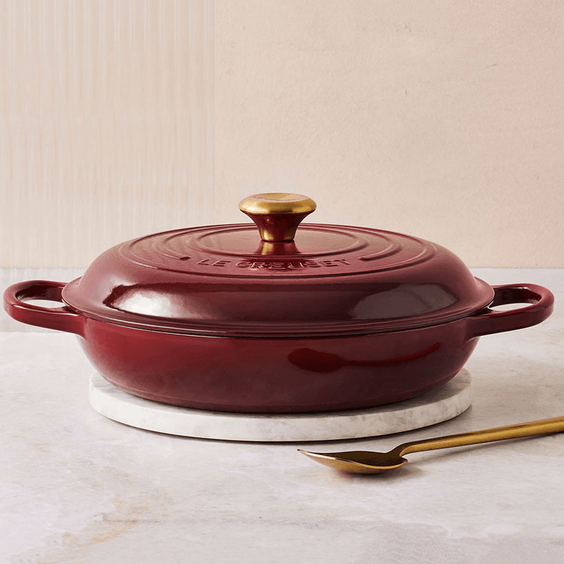 Signature Cast Iron Shallow Casserole