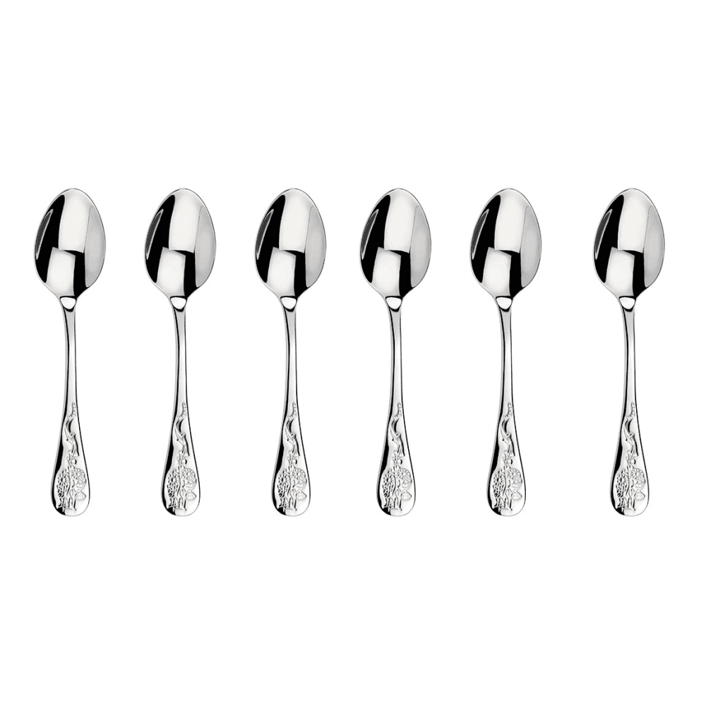 Morris & Co Set of 6 Teaspoons, Stainless Steel