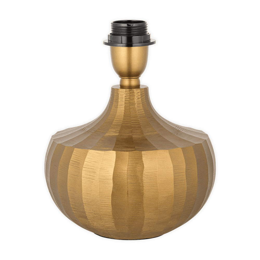 Sakiti Cast Aluminium Table Lamp, Antique Brass