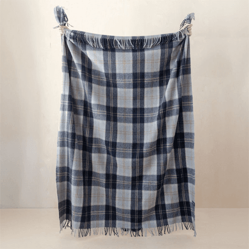 Image showing the Check Recycled Wool Blanket product.