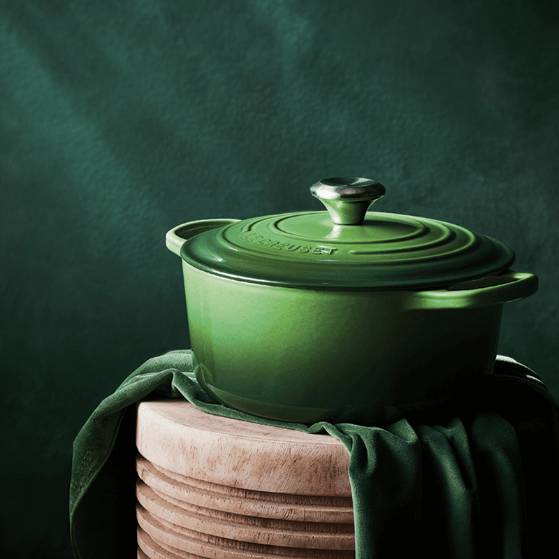 Signature Cast Iron Round Casserole
