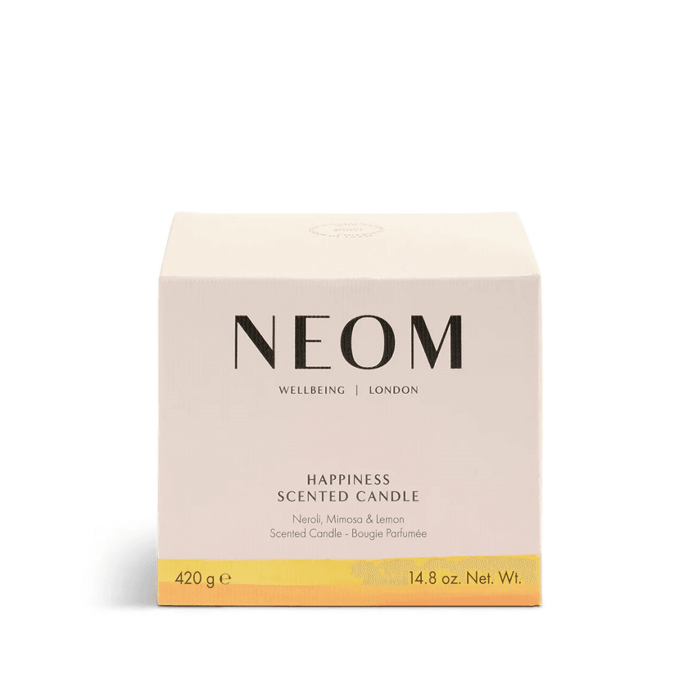 Scent to Make You Happy 3 Wick Scented Candle, White