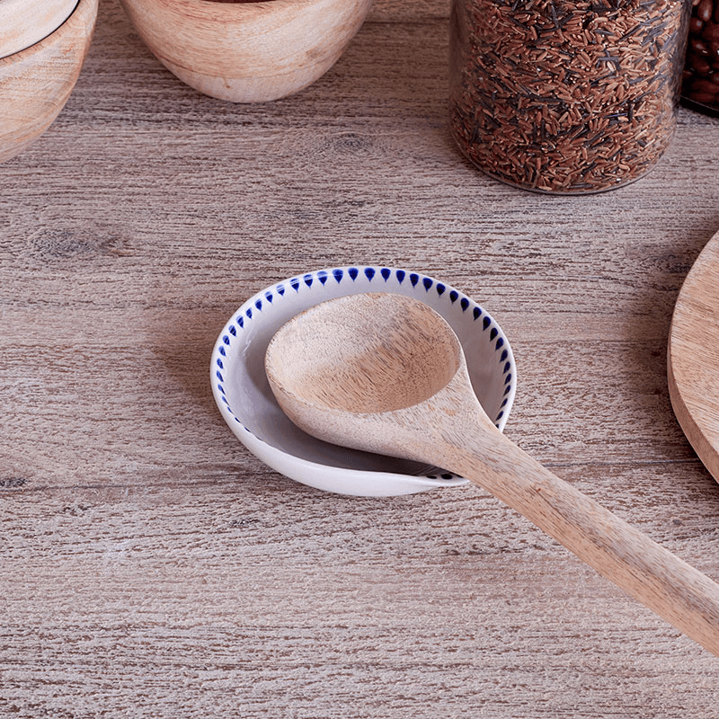 Indigo Drop Spoon Rest