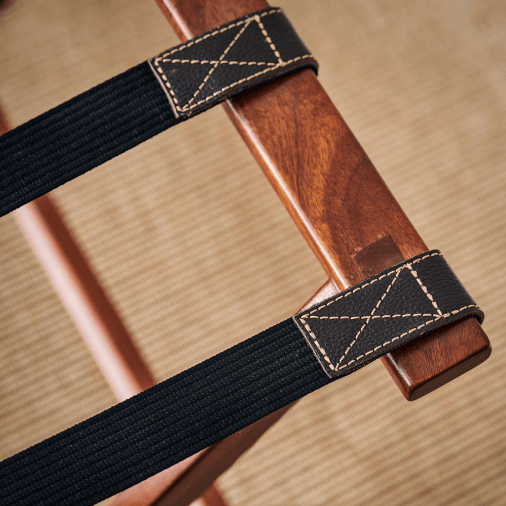 Theda Luggage Rack, Ironwood