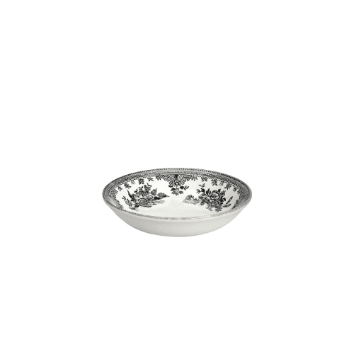 Image showing the Asiatic Pheasants Butter Pat, Black & White product.