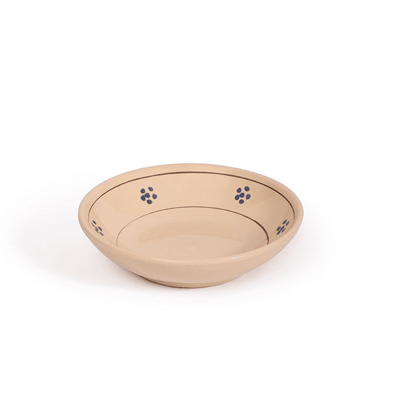 Fiore Set of 4 Pasta Bowls, Cream