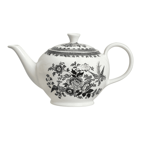 Image showing the Asiatic Pheasants Teapot, Black & White product.