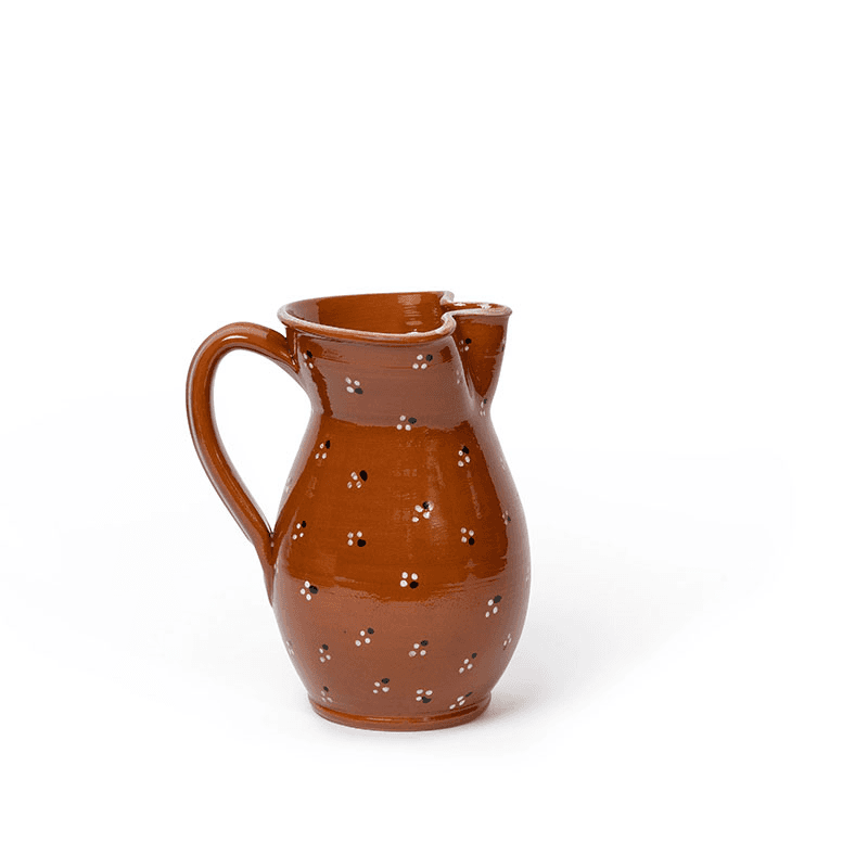 Dotty Jug, Terracotta