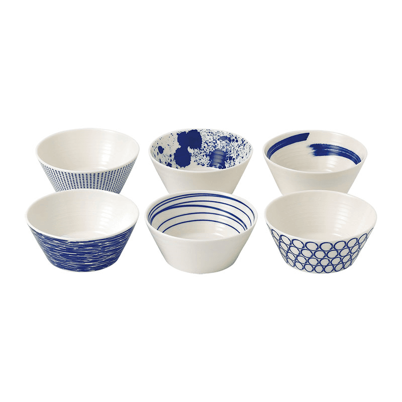 Pacific Set of 6 Tapas Bowls, Assorted