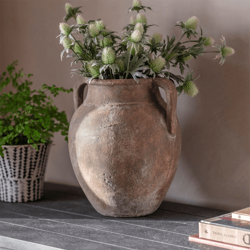 Lockton Planter with Handles, Natural