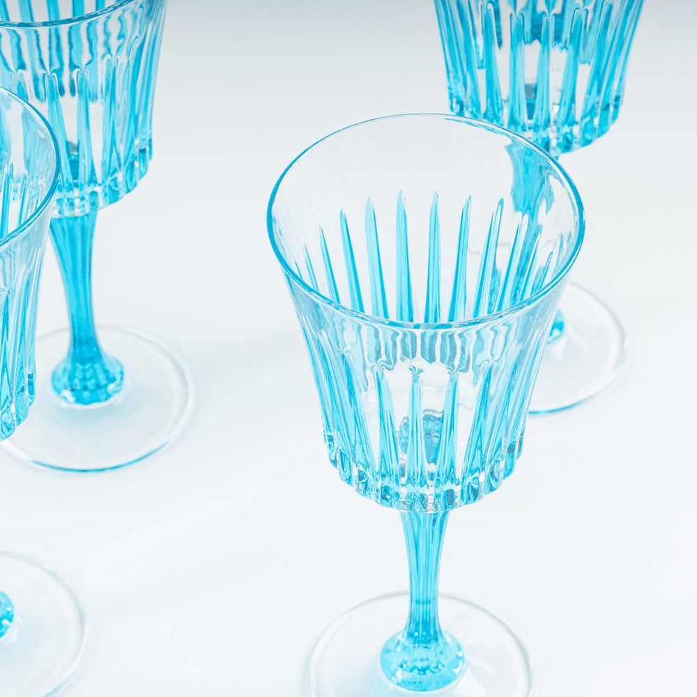 Crystal Set of 4 Wine Goblets