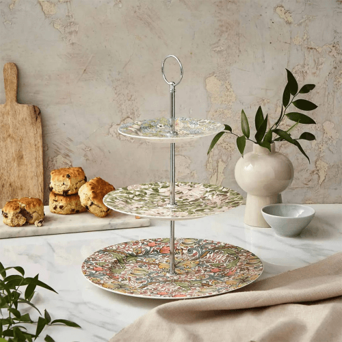 Image showing the Morris & Co 3-Tier Cake Stand, Multi product.