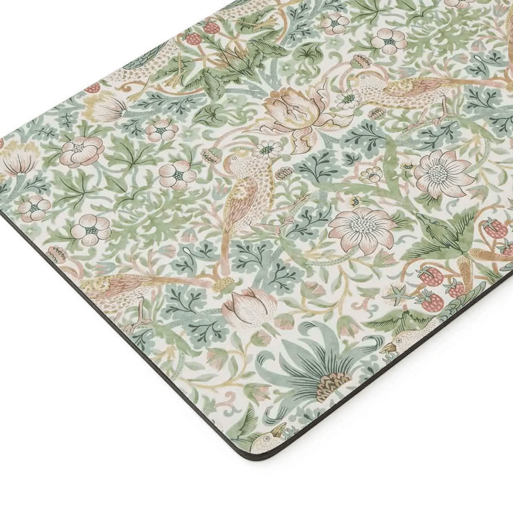 Strawberry Thief Set of 6 Placemats, Green