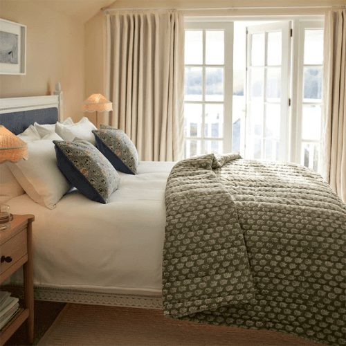 Image showing the Myla Bedspread, Green product.