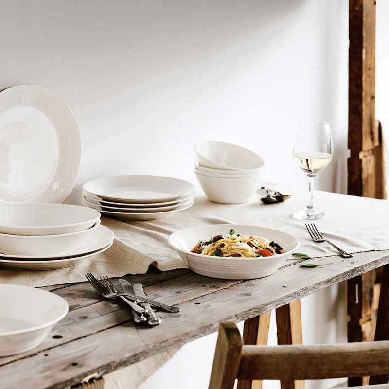 Pure Set of 4 Cereal Bowls, White