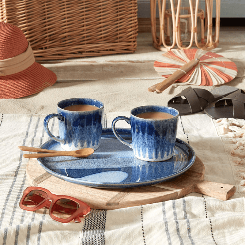 Studio Accent Set of 2 Mugs, Blue