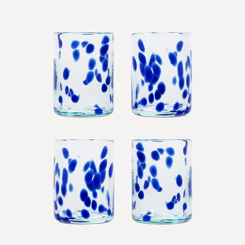 Azul Set of 4 Tumblers, Blue