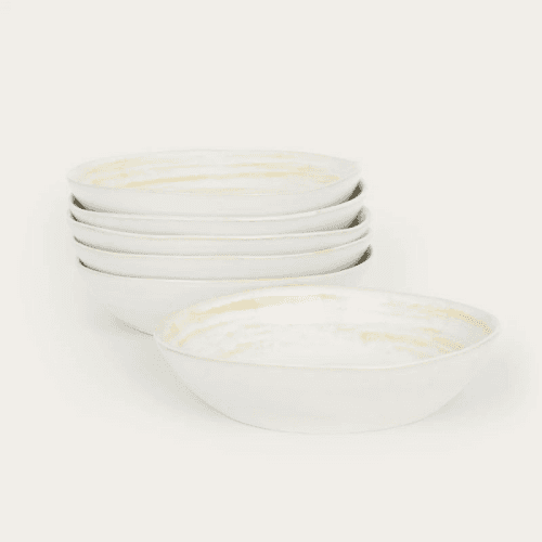 Image showing the Amberley Pasta Bowl, Yellow product.