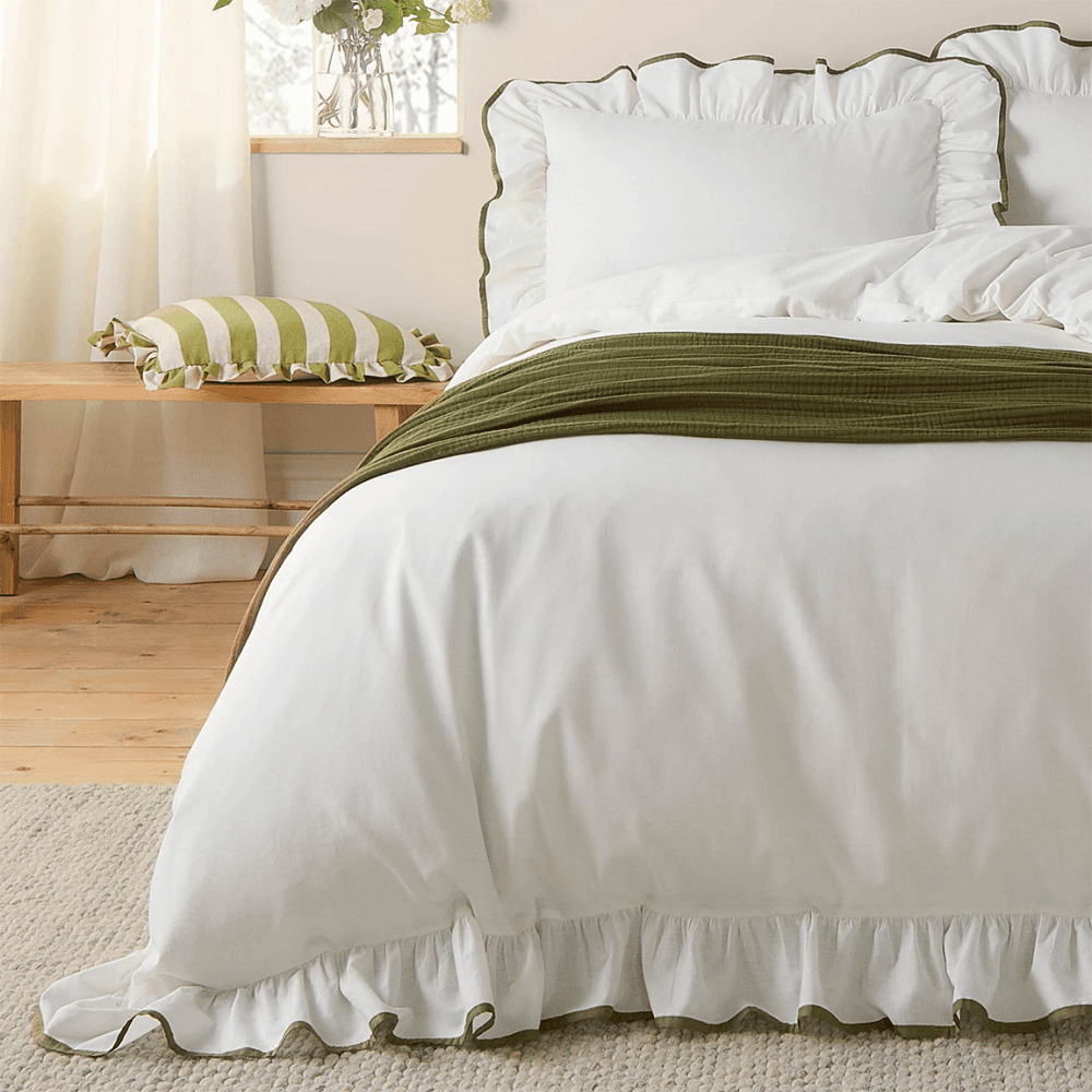 Blousey Ruffle Duvet Cover Set