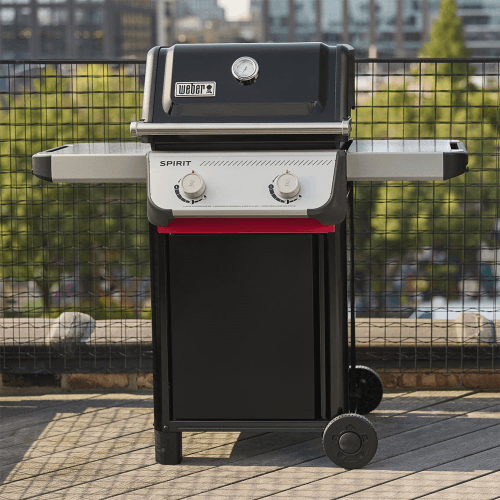 Image showing the Spirit E-210 Gas Barbecue, Black/Stainless Steel product.