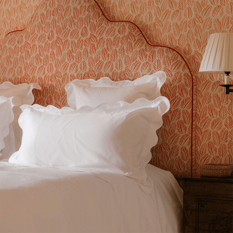 Alexandra Wavy Scalloped Duvet Cover