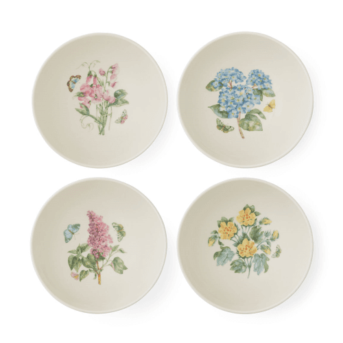 Image showing the Botanic Garden Sketchbook Set of 4 Bowls, Multi product.
