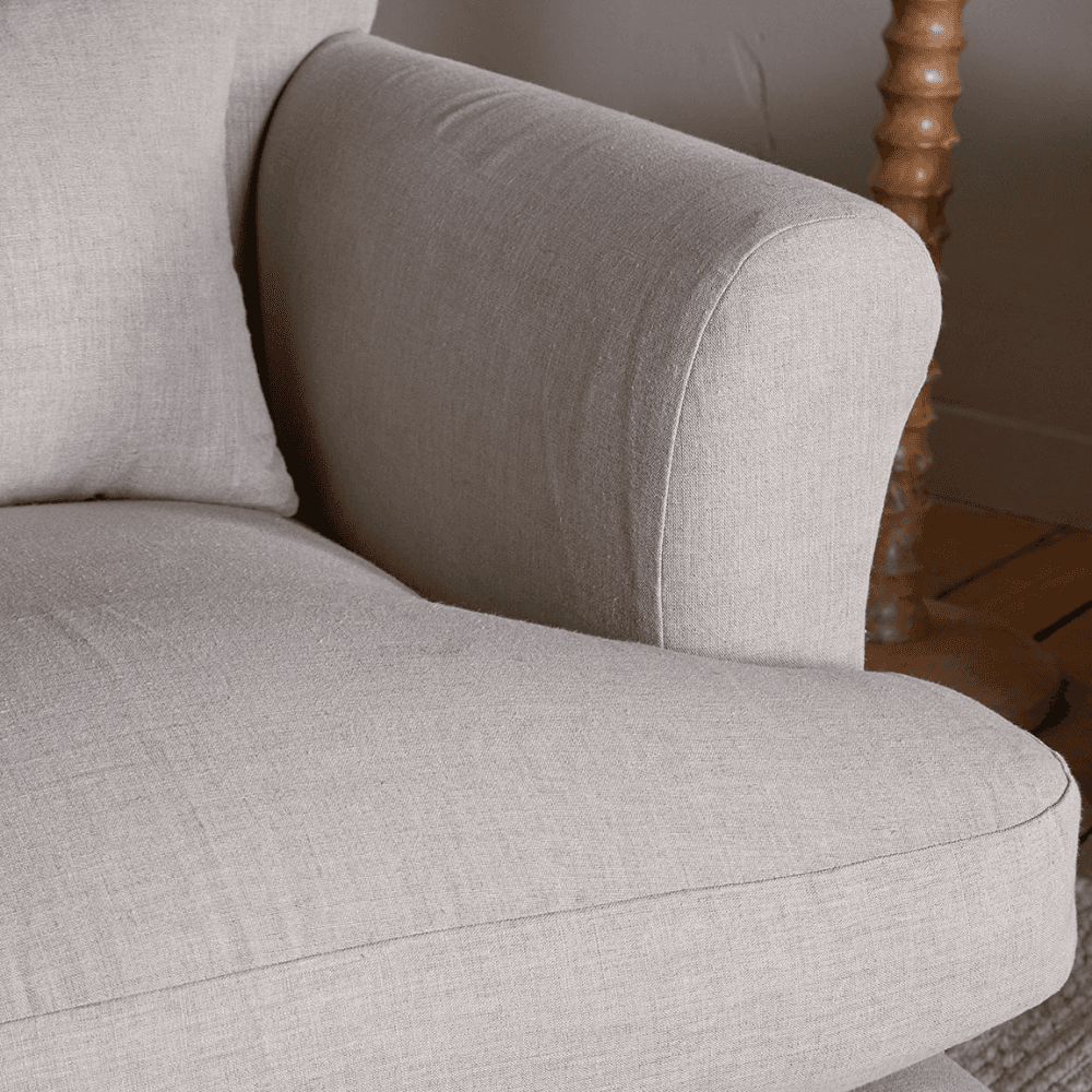 Kashi Kashi Linen Armchai, Natural