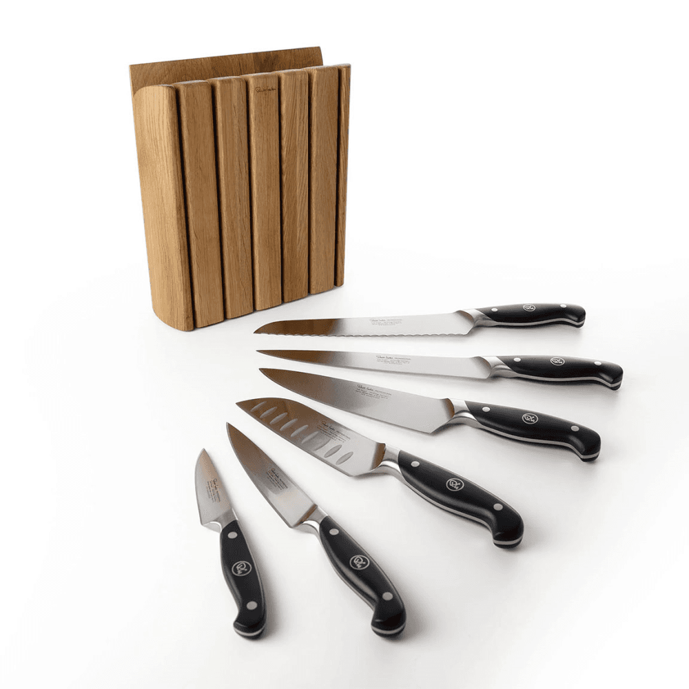 Professional Book Knife Block Set, Stainless Steel