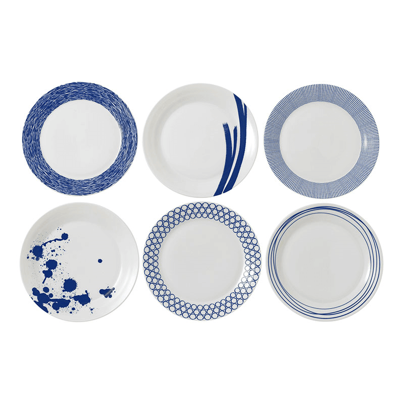 Pacific Set of 6 Dinner Plates