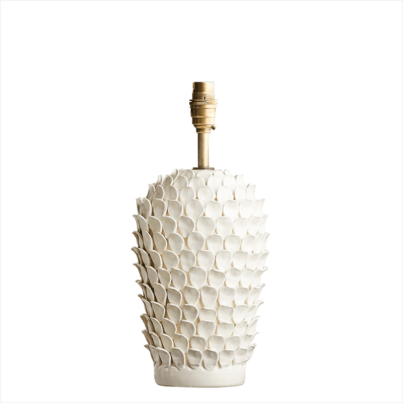 Stucco Table Lamp Base Only