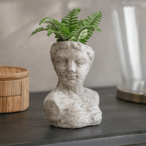Image showing the Birkdale Bust Planter, Natural product.