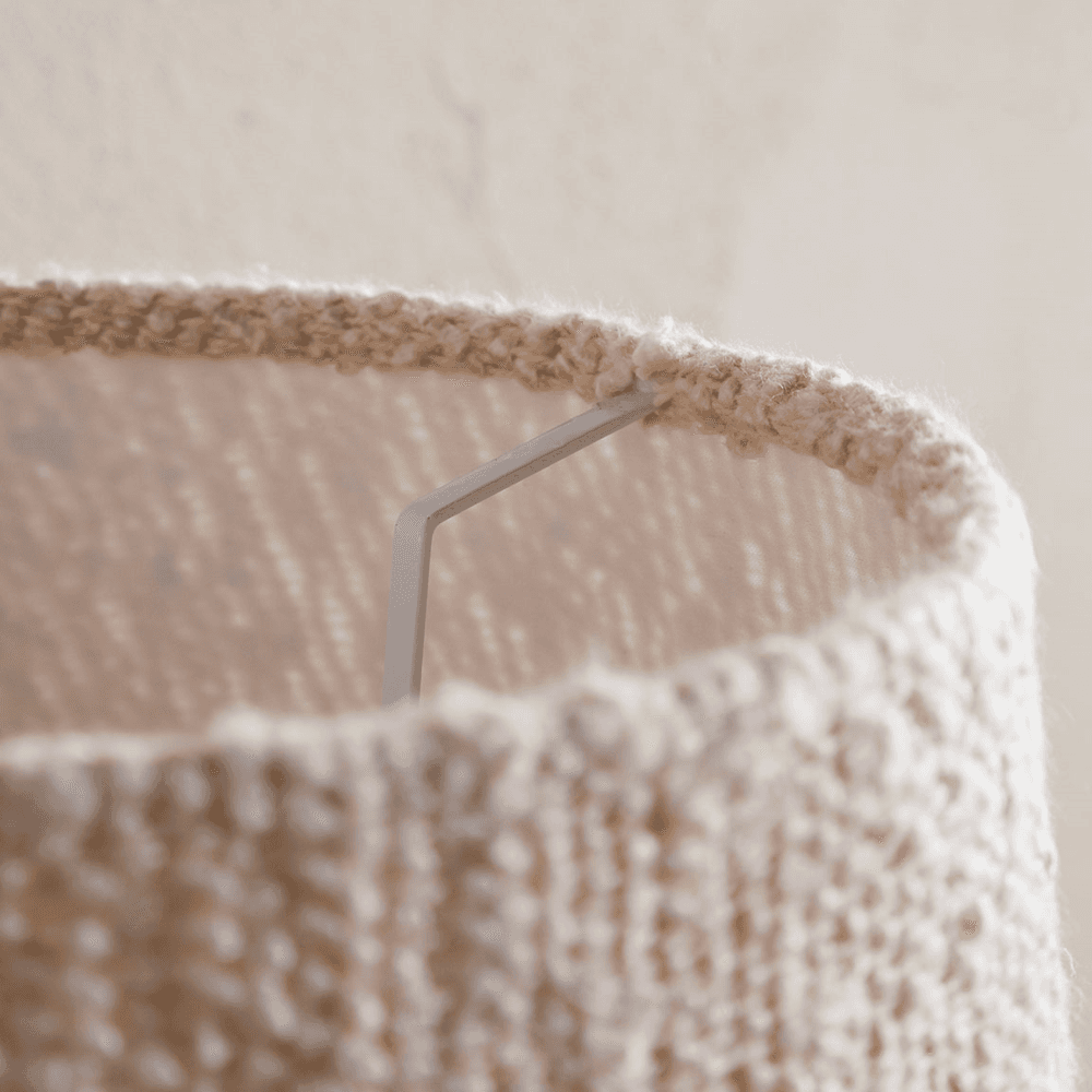 Sakiti Boucle Lampshade, Off White