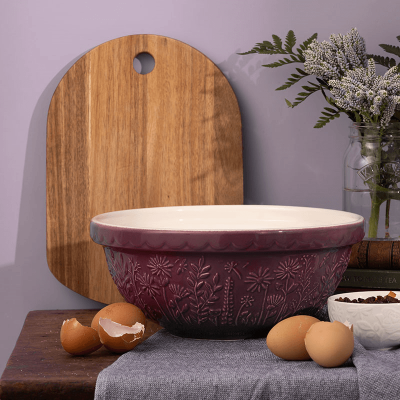 In The Meadow Daisy Mixing Bowl, Purple