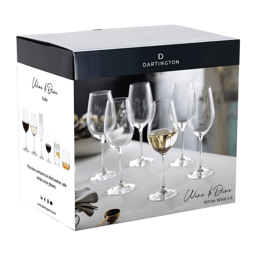 Wine and Dine Set of 6 White Wine Glasses