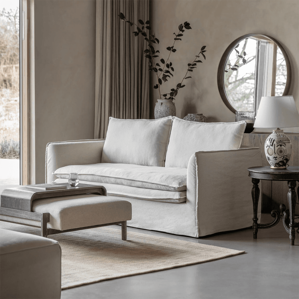 Aldbury Tailored Sofa, Oatmeal