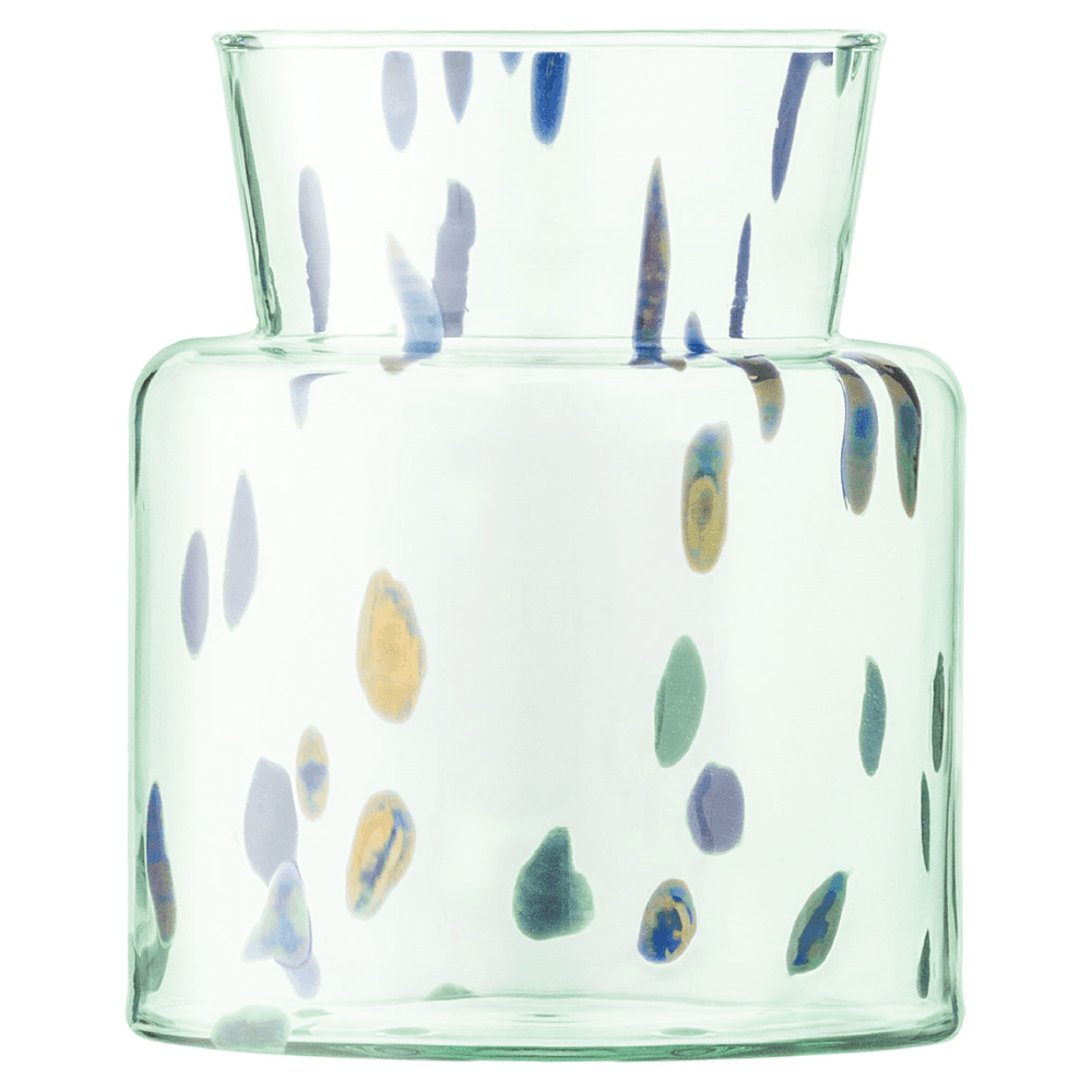 Sea Glass Vase, Ocean Blue