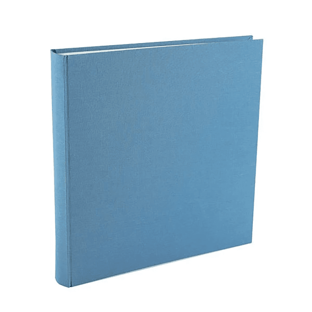 Large Square Photograph Album, Sky Blue